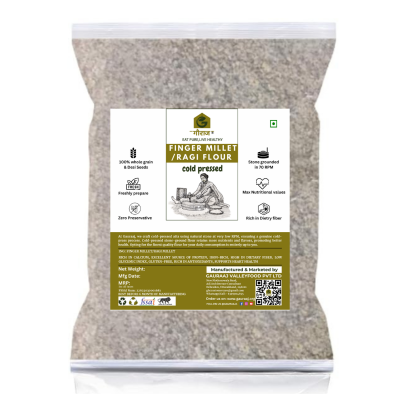 Natural Stone Grounded Cold Pressed Ragi/Maduva Flour