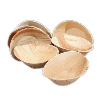 12x9 Inch, 50-Pack Palm Leaf Biryani Bowl | Disposable Eco-Friendly Biodegradable Like Bamboo Bowls | Party, Wedding, Event Bowls