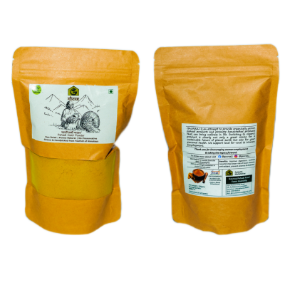 Natural Stone Grounded Cold Pressed Pahadi Turmeric Powder