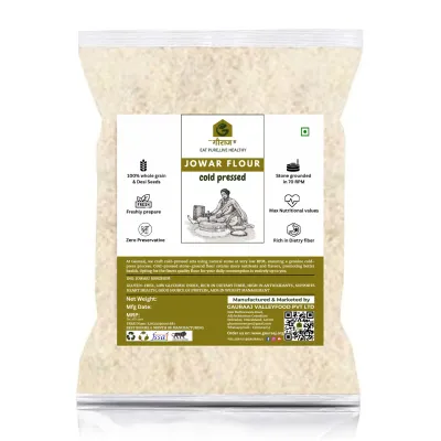 Natural Stone Grounded Cold Pressed Jowar Atta /Sorghum Flour