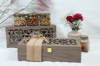BOX OF 3 JARS – Akhrot, Badam & Kaju