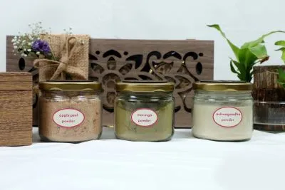 BOX OF 3 JARS – Apple Peel, Moringa & Ashwagandha