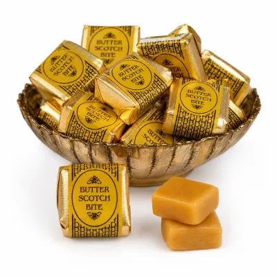Butter Scotch Bite | Rich & Creamy Caramel Candy | Smooth Butterscotch Milk Bite