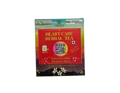 Heart Care Herbal Tea Bags from Dehradun (10 Tea Bags)