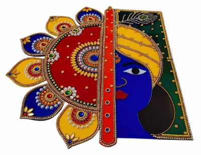 Krishna Artistic Rangoli – 12 Inch