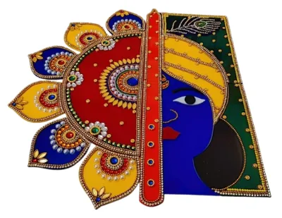 Krishna Artistic Rangoli – 12 Inch