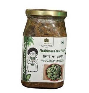Fiddlehead Fern (Linguda) Pickle - 300g | Rare & Tangy Wild Forest Achar